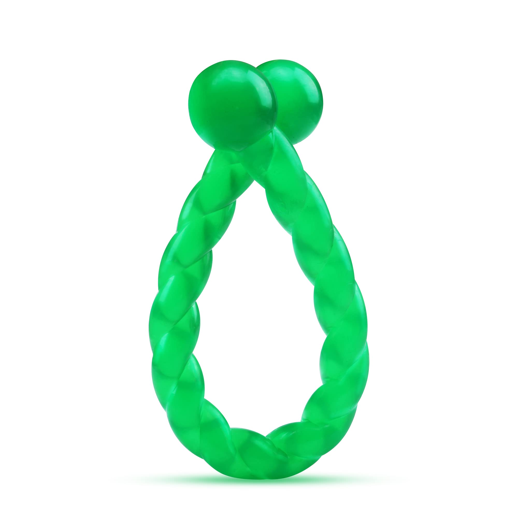 Juguete lavable de caucho Ycozy, fácil limpieza tras juego.