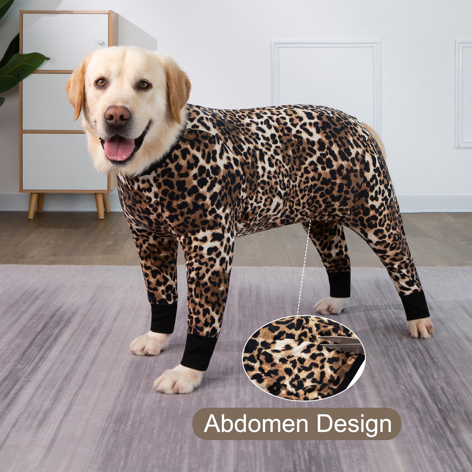 Yeapeeto traje Leopardo, triángulo abdominal removible para facilitar la micción.