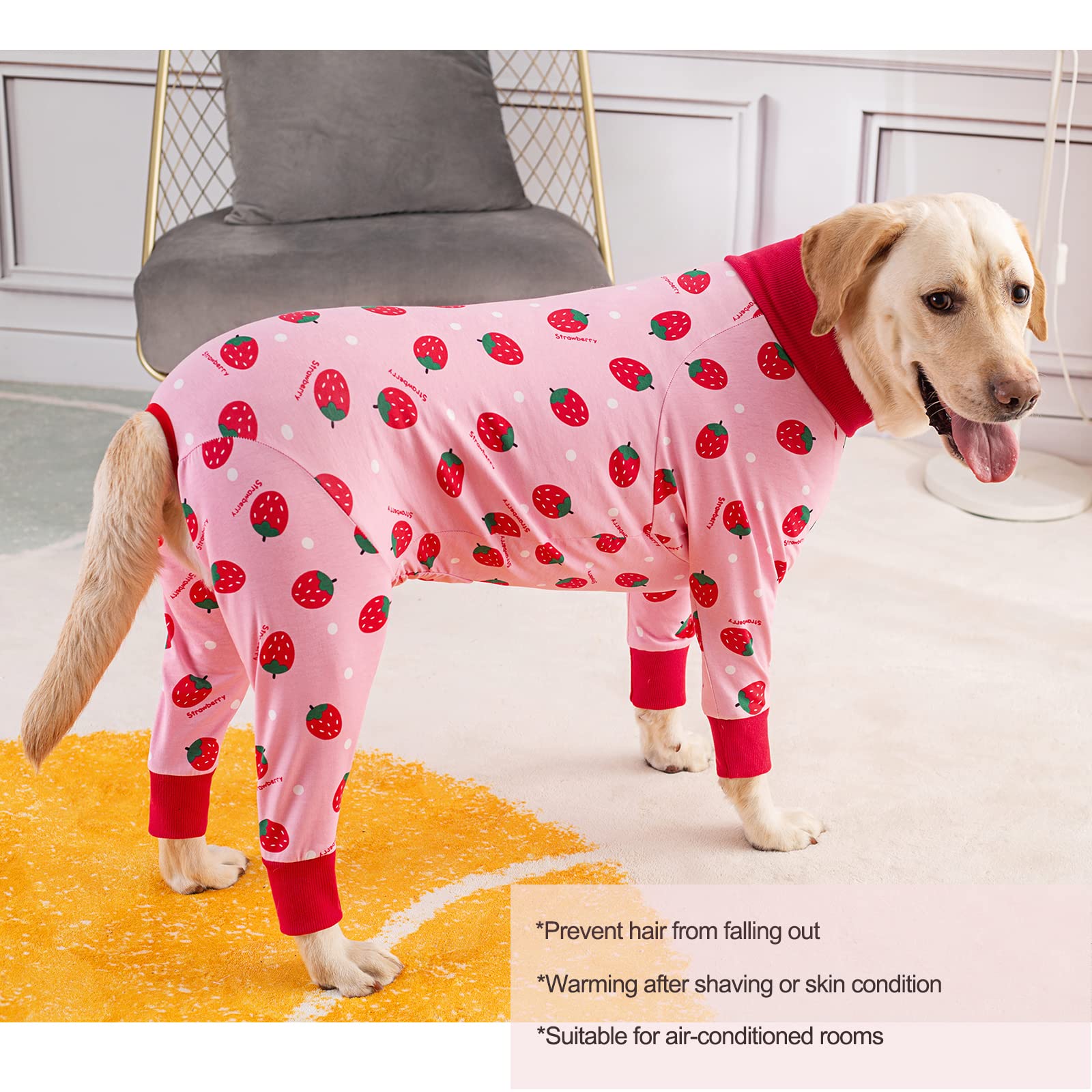 Yeapeeto traje recuperación perro-manga-proteccion, protege área quirúrgica durante el reposo.