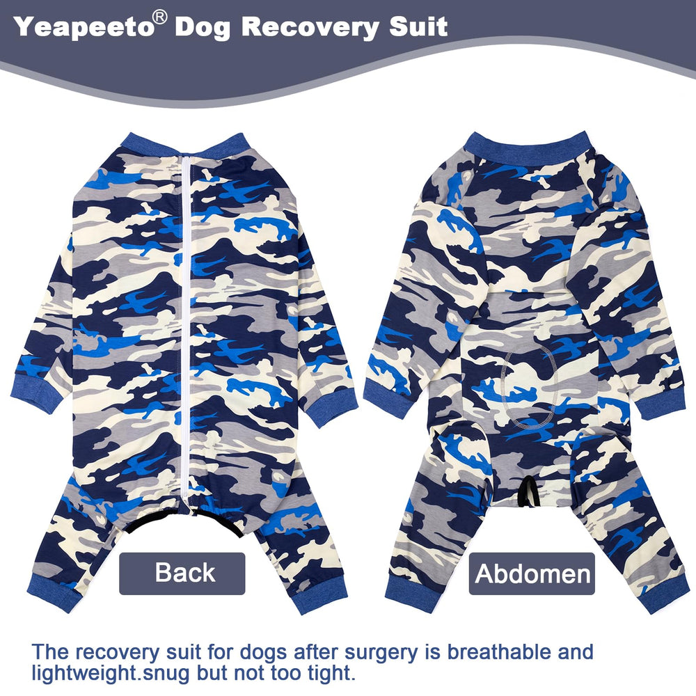Traje Yeapeeto con protección abdominal para la zona del abdomen durante la recuperación.