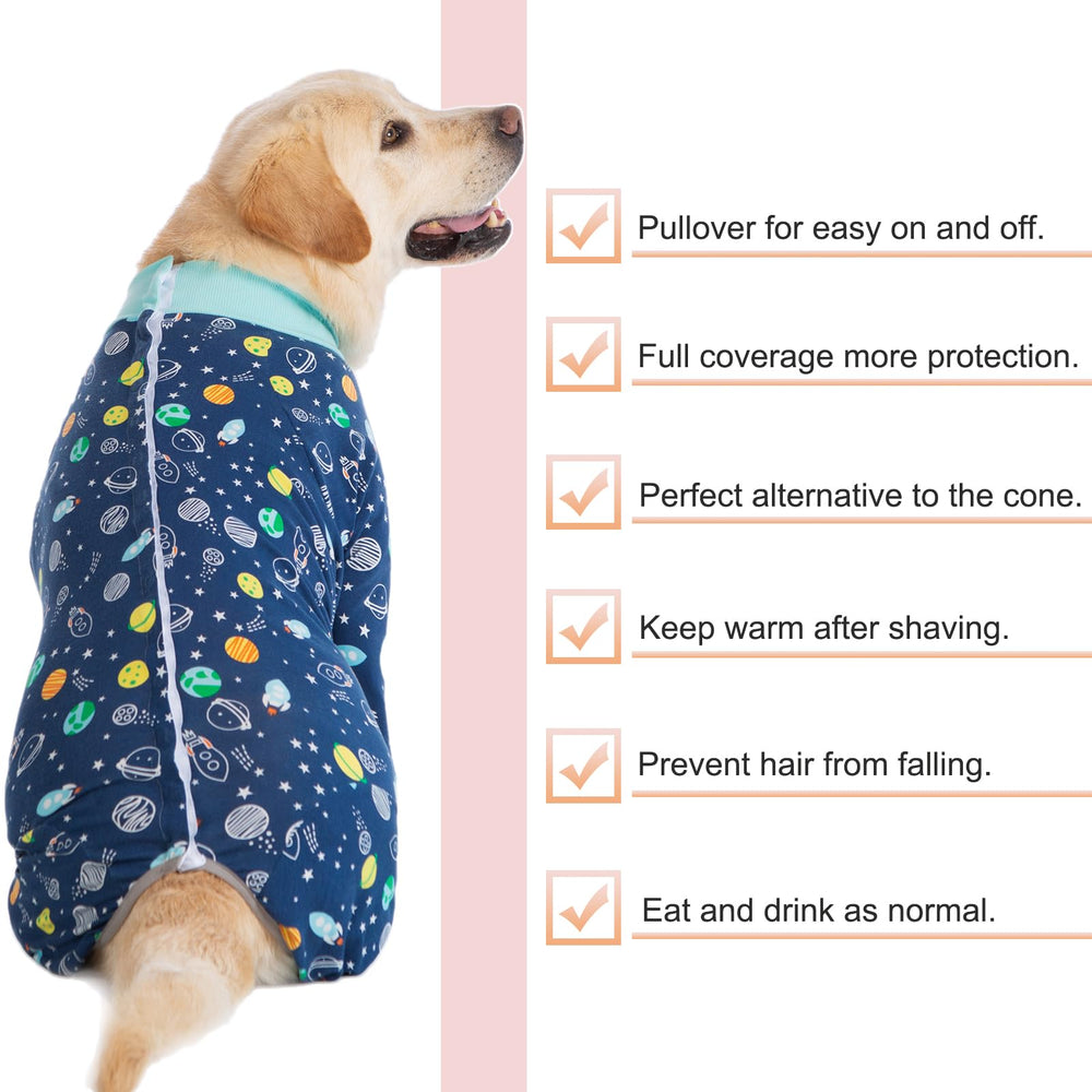 Yeapeeto traje de recuperación para perro tallas ajustables.