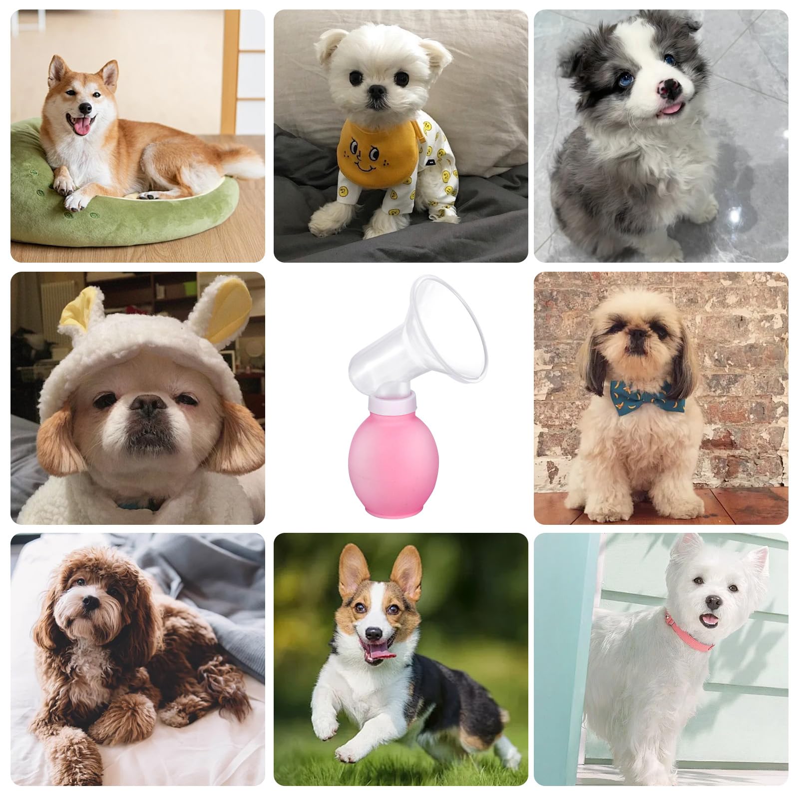 Bomba de pecho YeeBeny para mascotas, fácil de limpiar y desarmar.