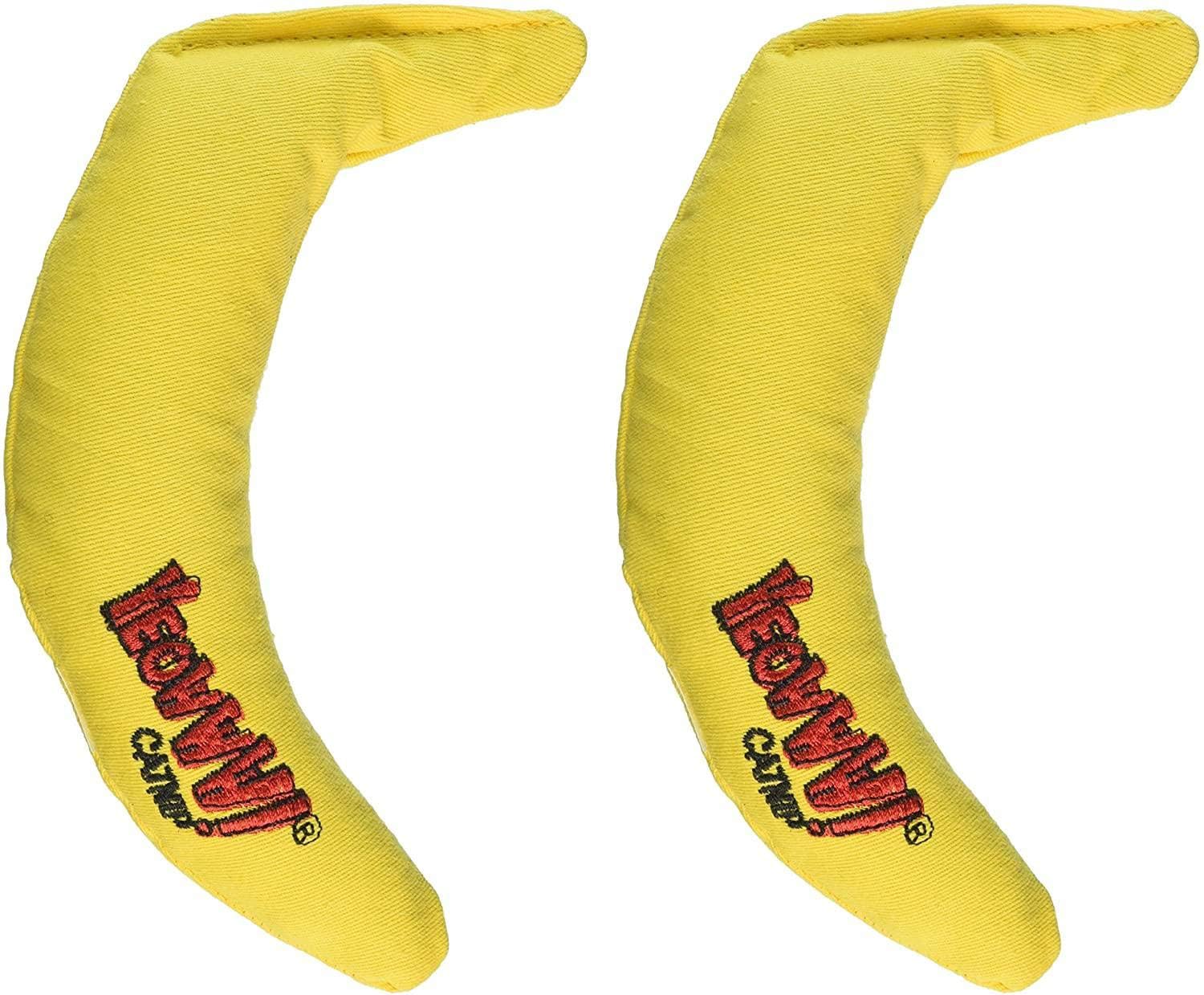 Banano Yeowww! lleno de hierba gatera, perfecto para morder y perseguir.