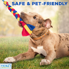 YES4QUALITY Flirt Pole con cierre carabina, diseño estable para sesiones de entrenamiento.