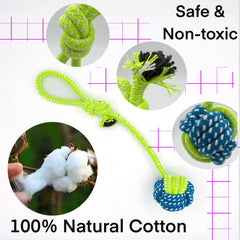 YESWOOD! Juguete interactivo para perros, ideal para tirar y traer