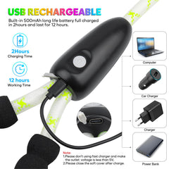 Correa YFbrite con batería recargable de 500 mah para uso prolongado