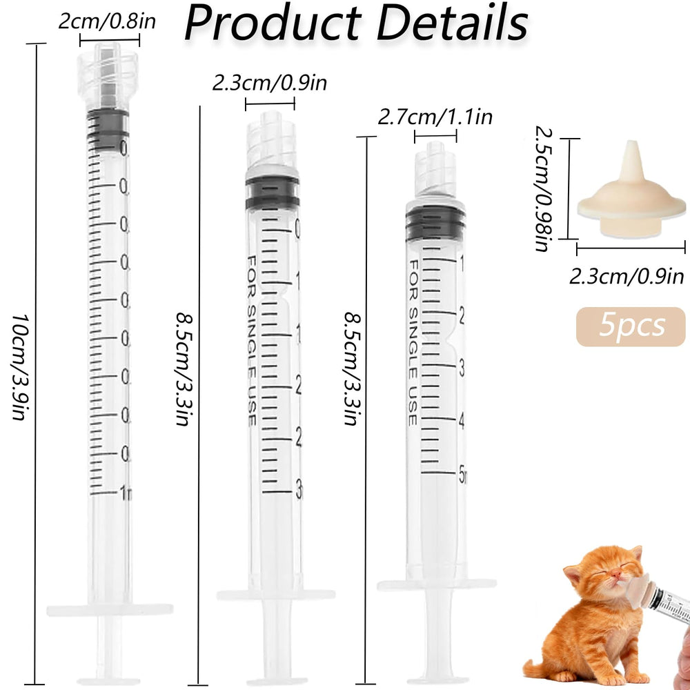 YIBIKEHO jeringa 3ml con dosificación controlada para cachorros