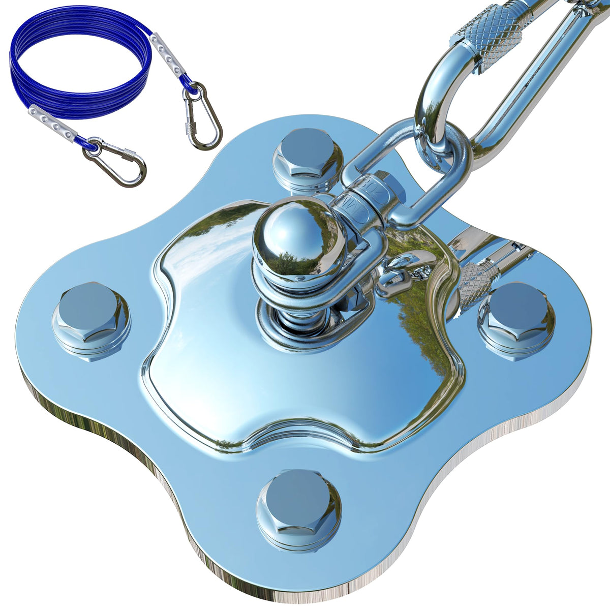 YiizKilc ancla-base de acero inoxidable para seguridad en exteriores