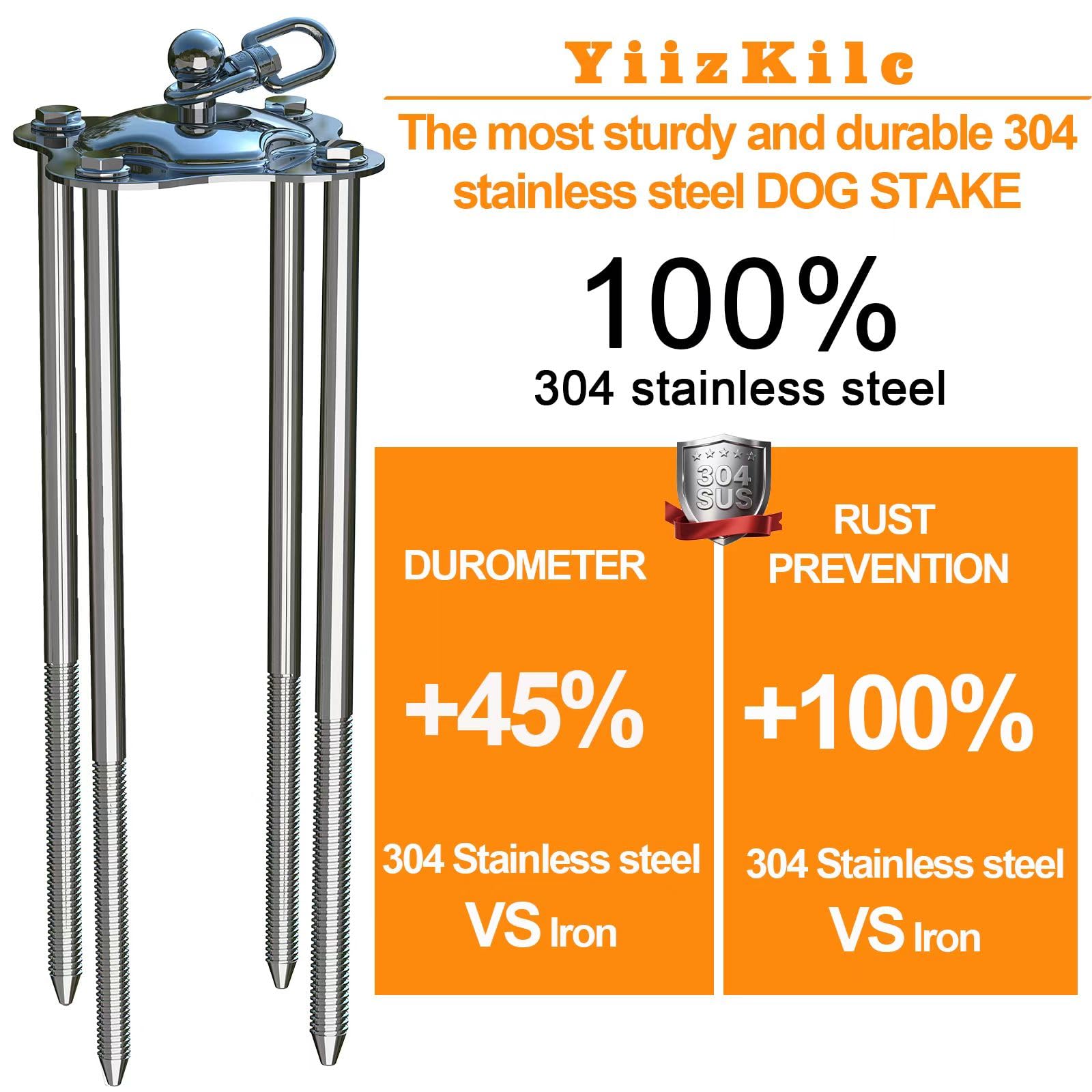 YiizKilc cable de 30 pies para libertad controlada al aire libre