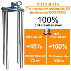 YiizKilc cable de 30 pies para libertad controlada al aire libre