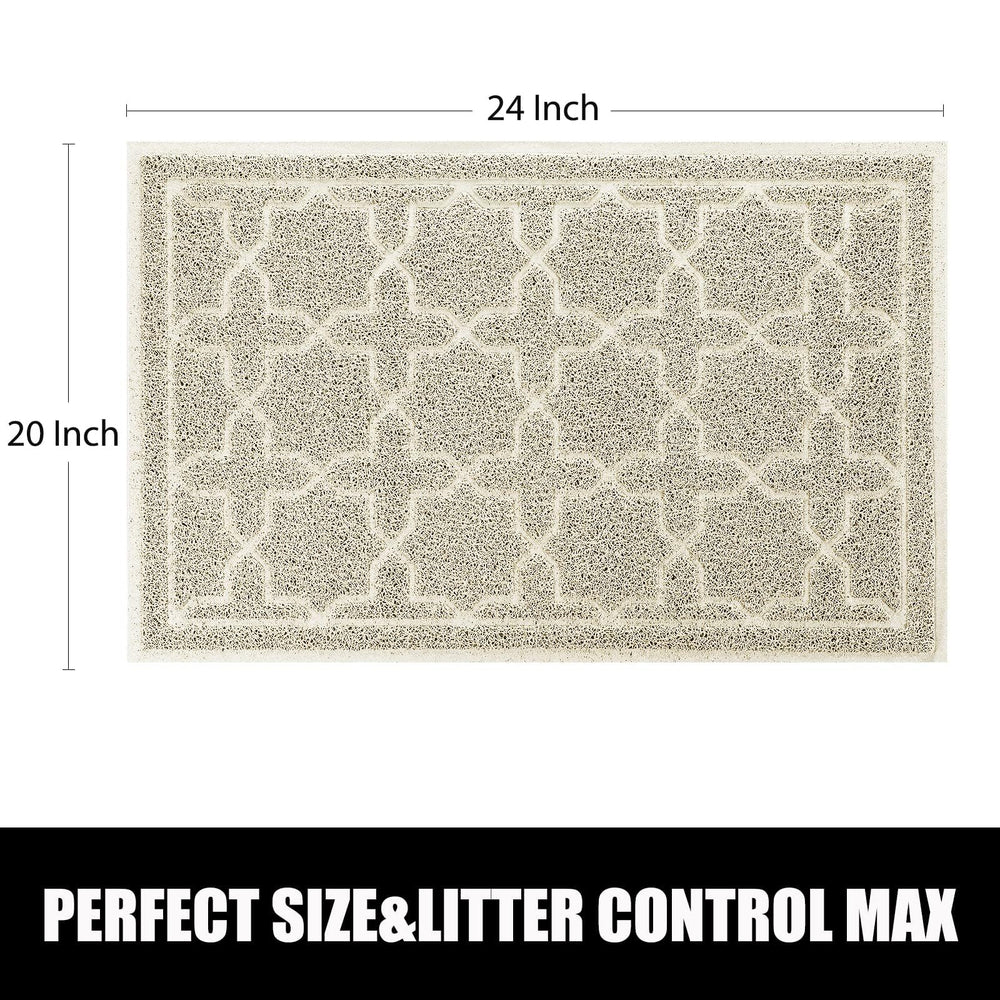 Tapis-litière Yimobra couleur beige, élégant et discret.