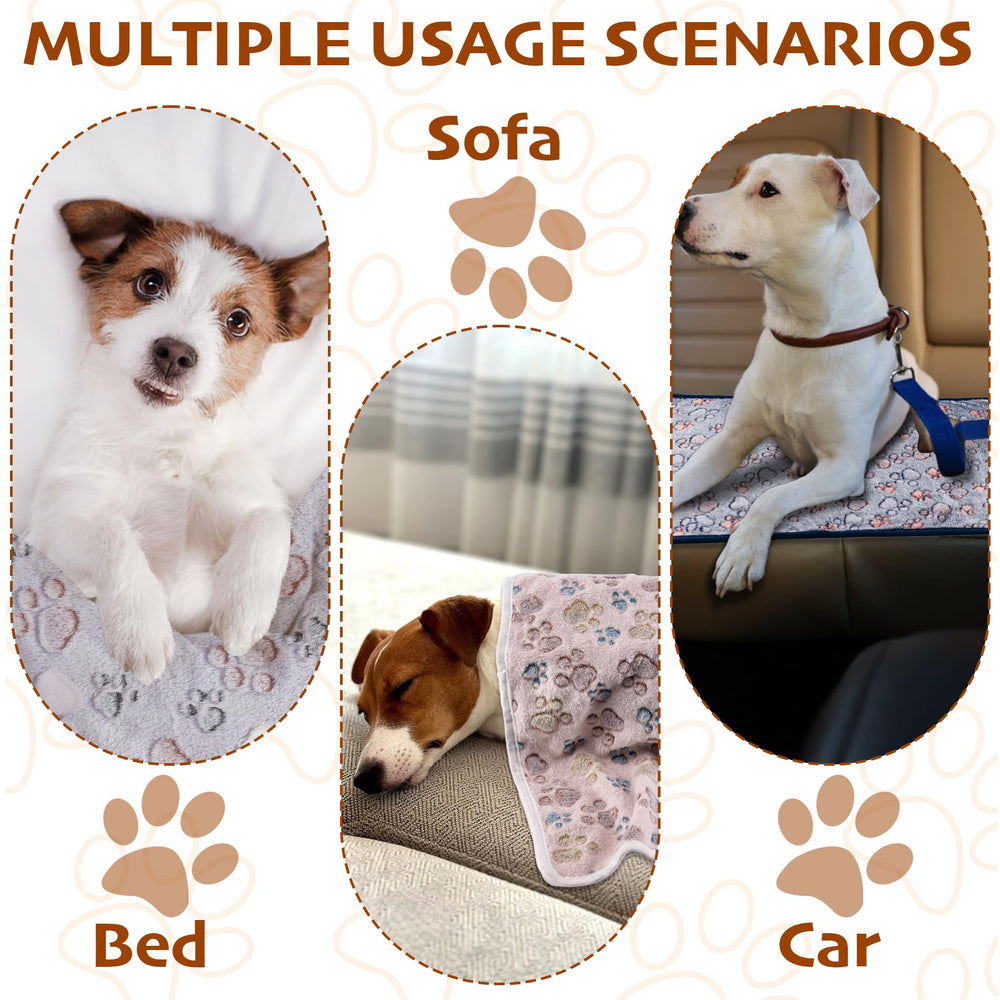 Manta Yintrest en sofá, uso doméstico cómodo para mascotas.