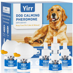 Difusor Yirr para perros en enchufe promueve calma en casa.