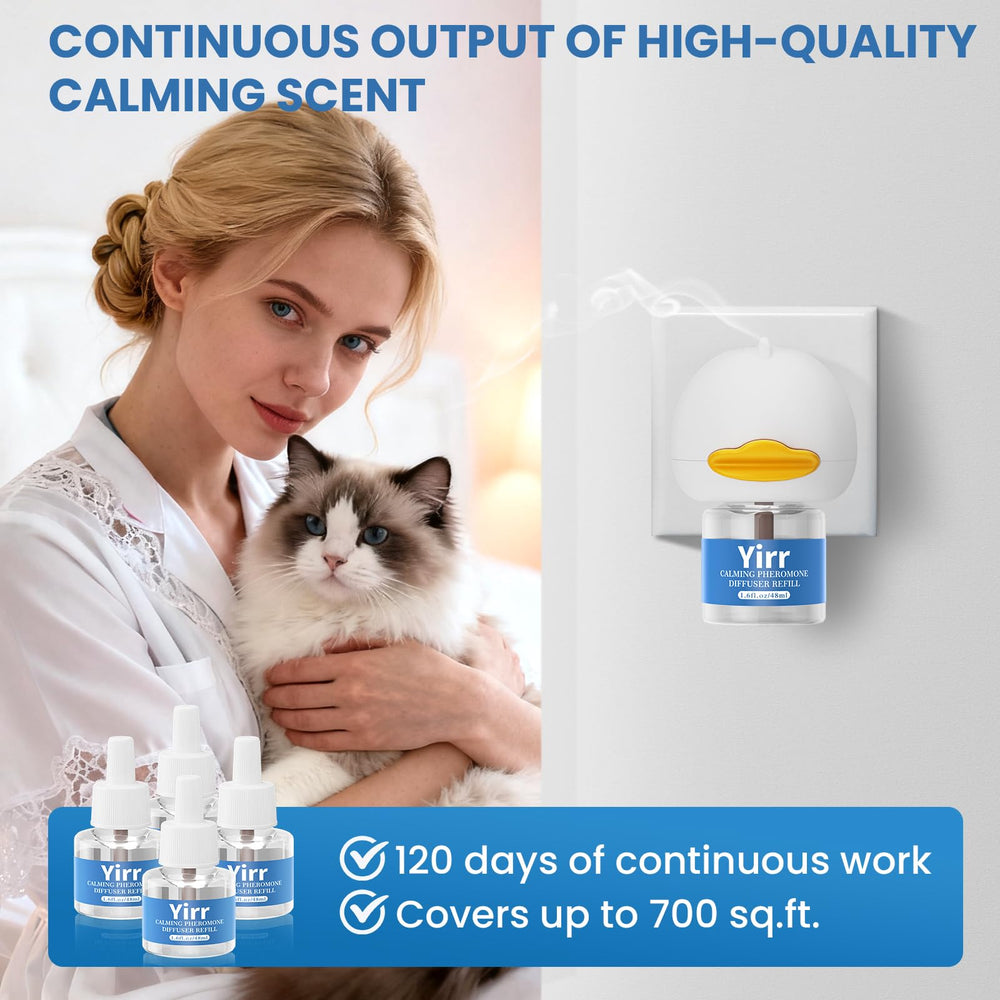 Recambio Yirr de 48 ml para mantener la calma de tu gato.