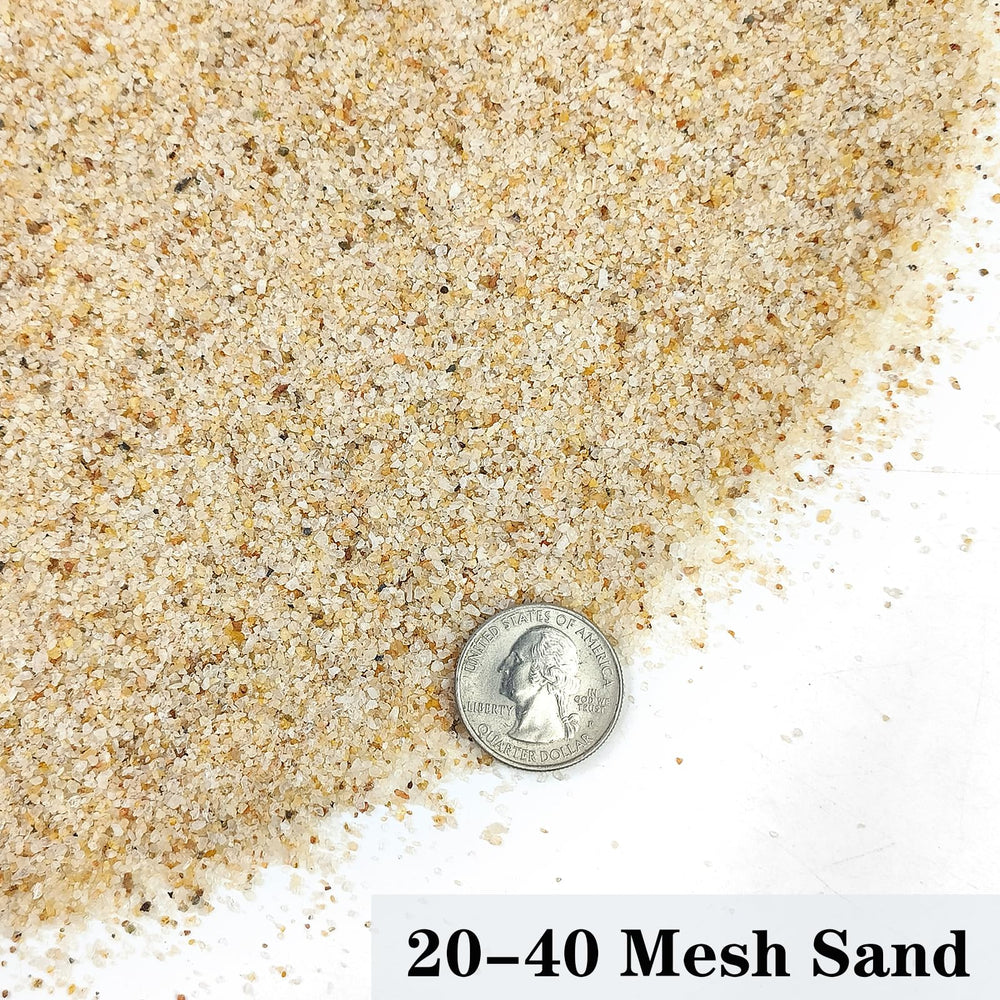 YISZM arena beige, textura fina para sustrato estable.