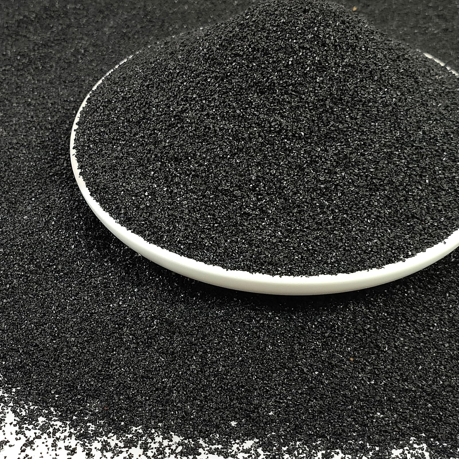 YISZM arena negra de grano fino para fondo natural en acuarios
