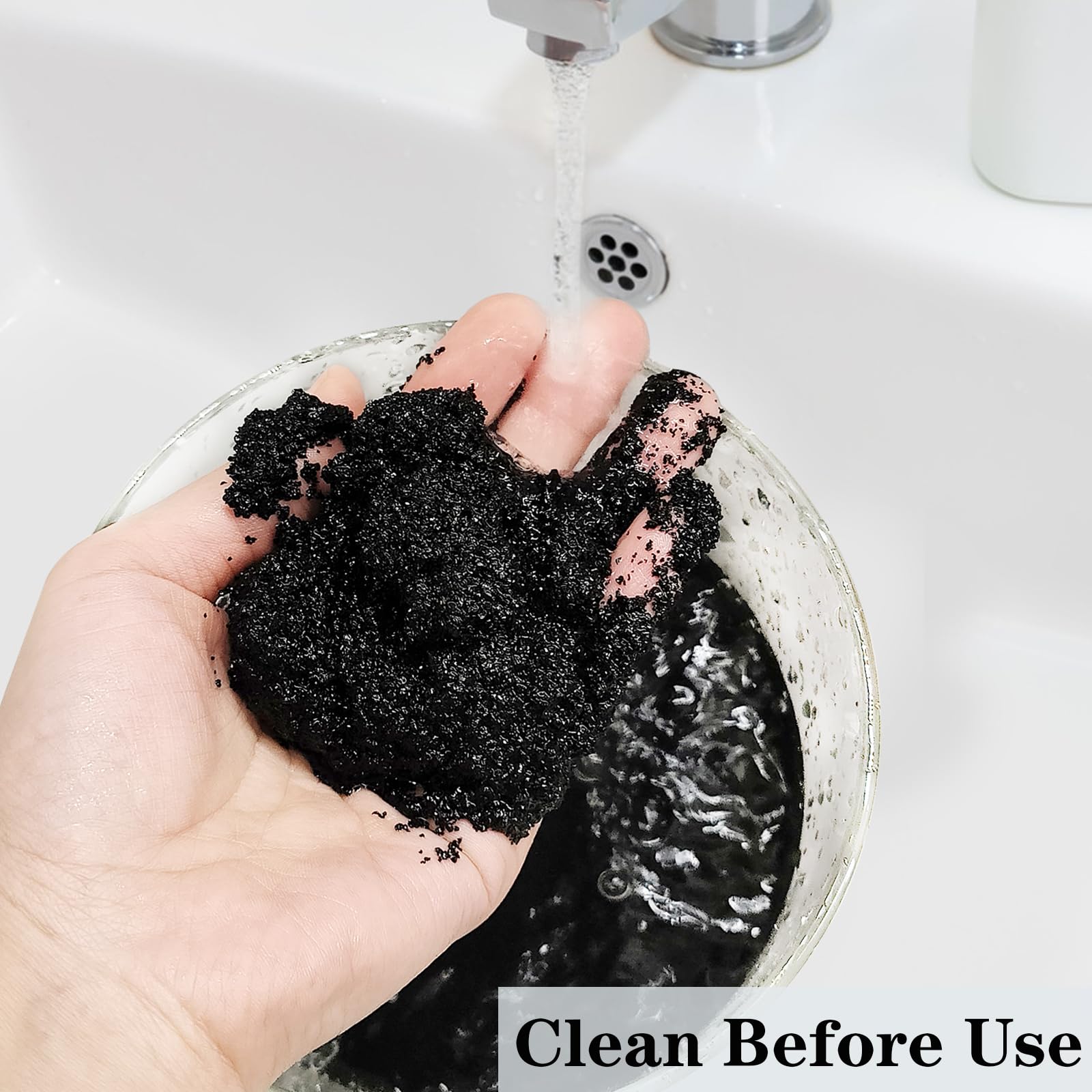 YISZM limpieza fácil de la arena negra para mantener agua clara