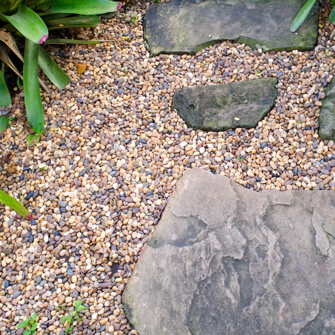 YISZM piedras para fuentes, interiores y exteriores, aportan textura natural.