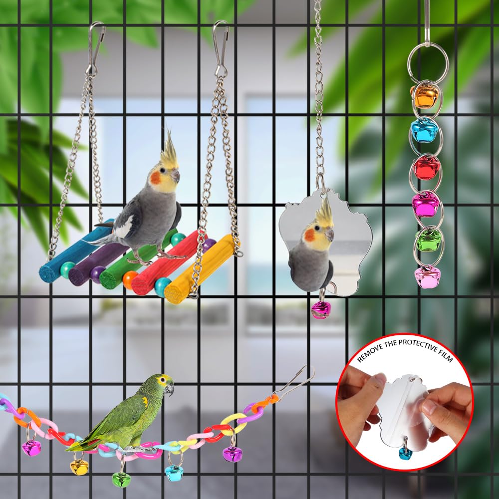 Bolas para pies para aves YIXUND, ejercicio de agarre y actividad diaria