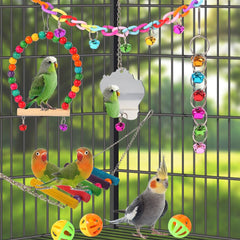 Hamaca para aves YIXUND, ofrece descanso cómodo y juego relajante