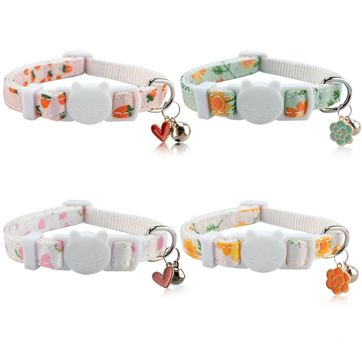 Collar para gatos Yizepet con campana, ayuda a localizar a tu mascota con discreción.