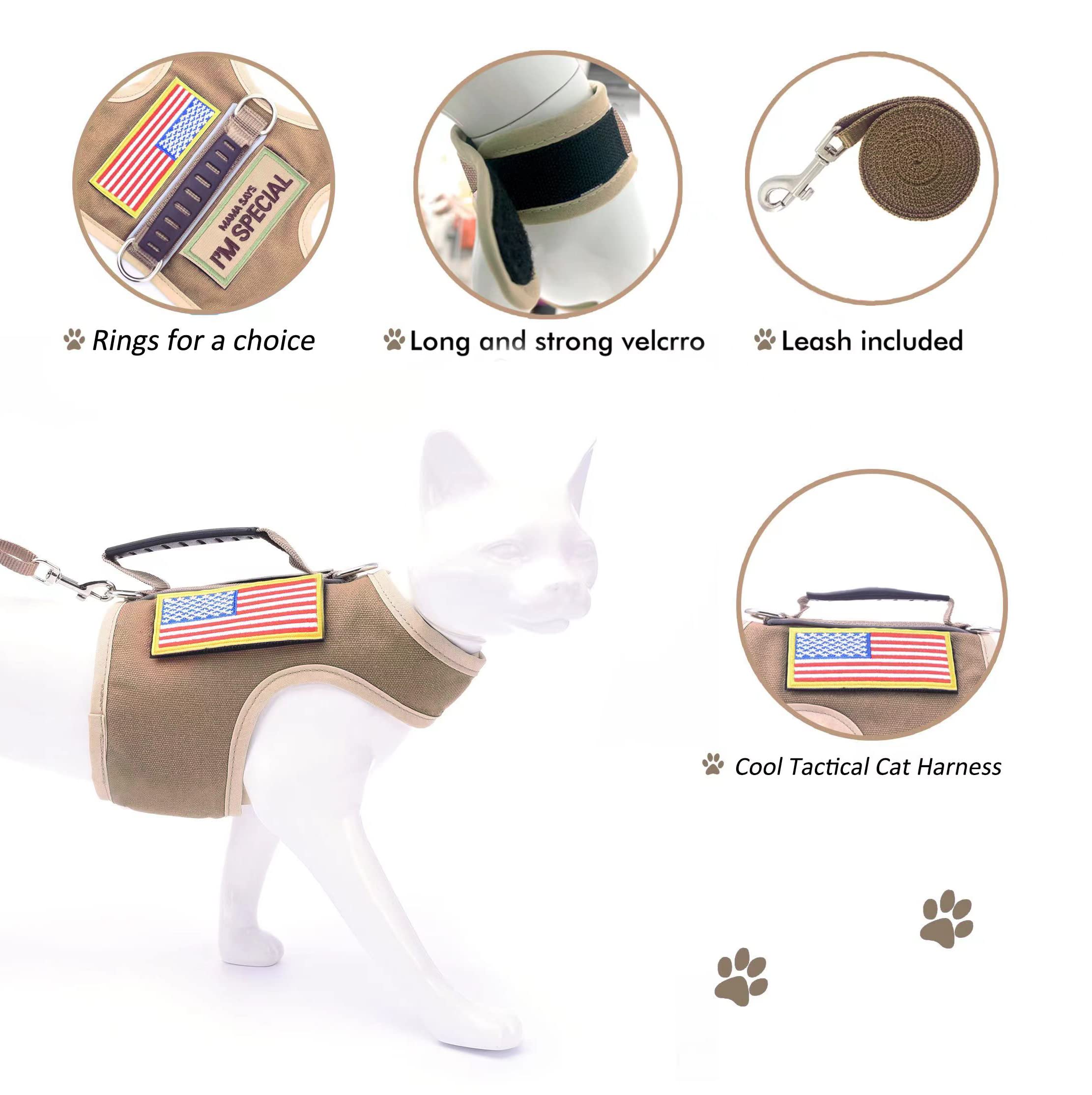 Arnés ligero de YIZHI MIAOW con diseño ligero para caminar.