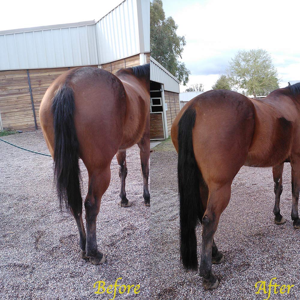 Pelo de cola natural sin teñir de Y.J TAILS para un aspecto auténtico.