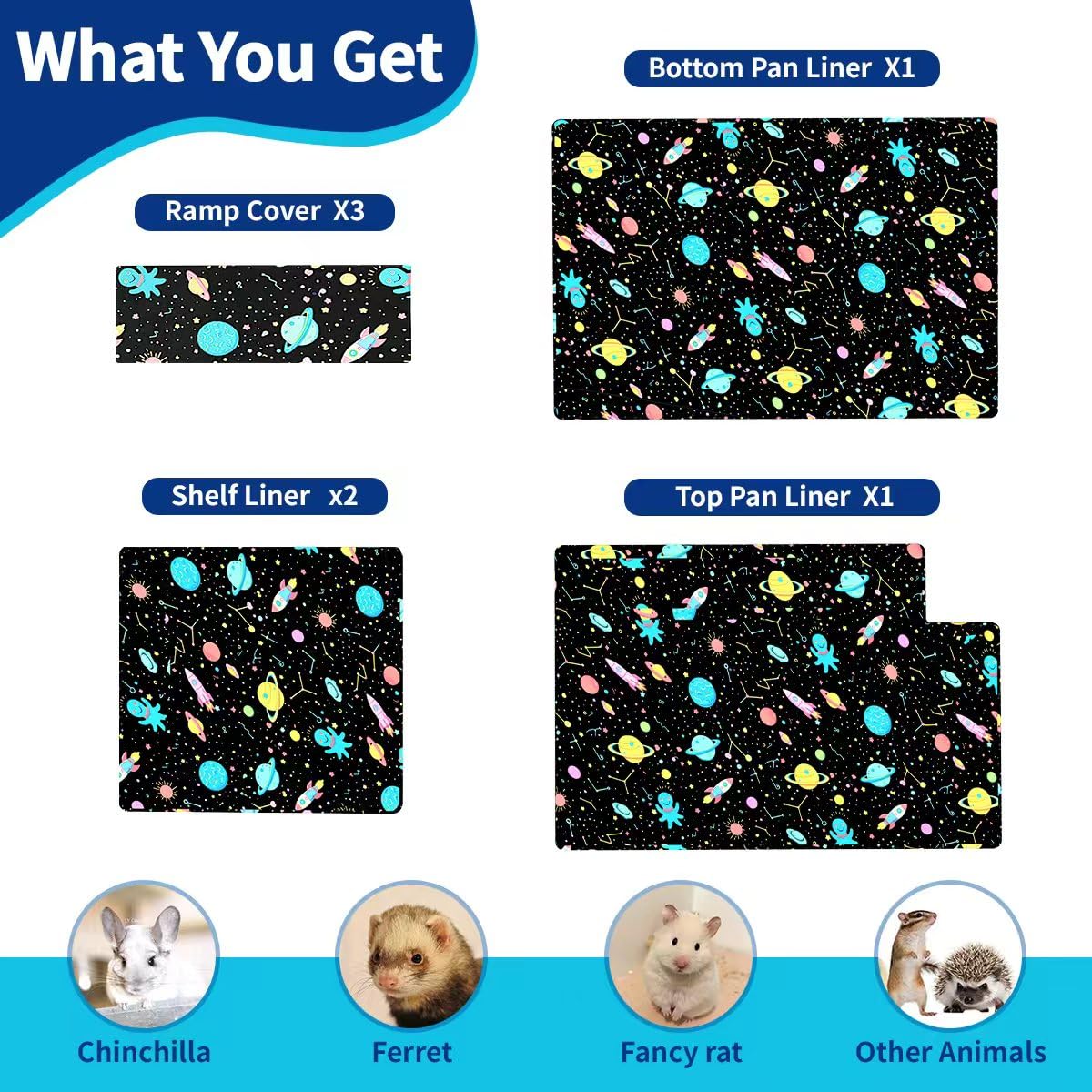 Capa absorbente interior YKD para Critter Nation, facilita la limpieza diaria.