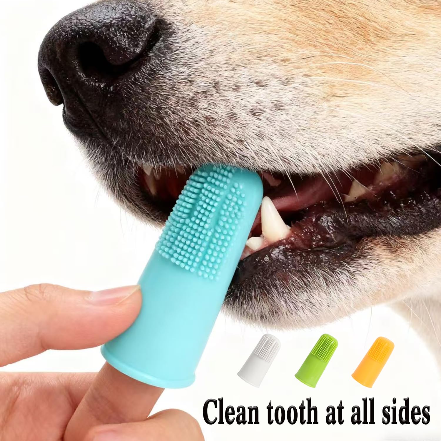 YMCCOOL cepillo en ángulo para perros y gatos, cepillado más cómodo.