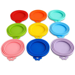 Tapa Yobbai para latas con ajuste universal mantiene la frescura de la comida.