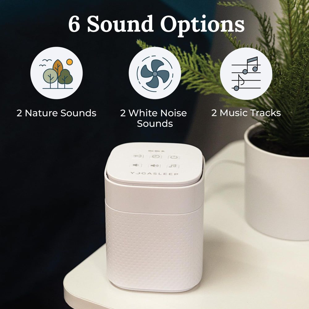 Yogasleep Pawzz ofrece seis sonidos relajantes para perros.
