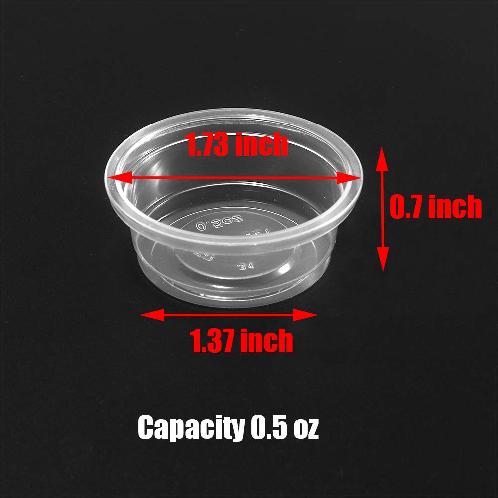 YOGURTCK tazas transparentes para gecko crestado, alimentación segura