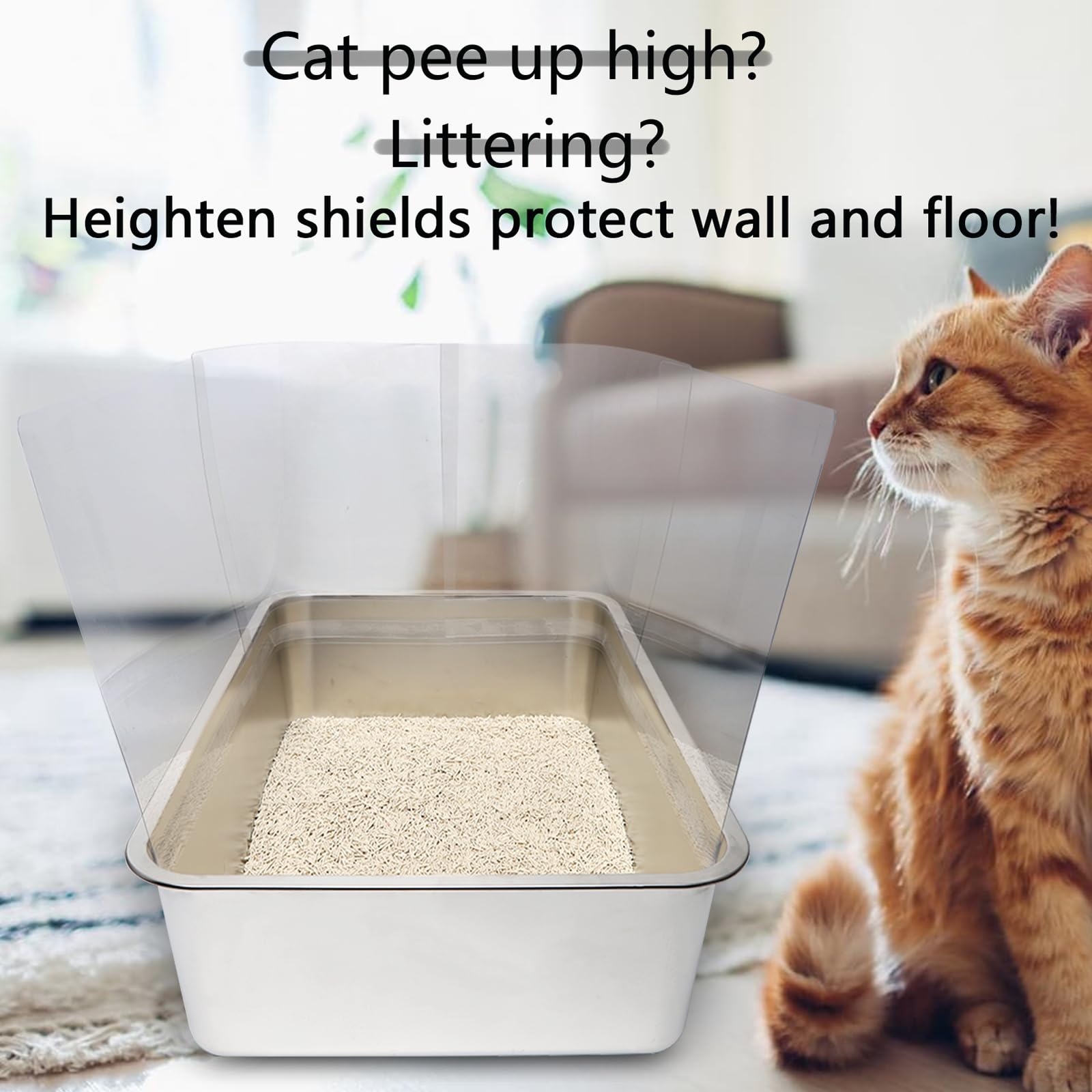 YOILES abertura de acceso fácil para gatos, compatible con cajas abiertas