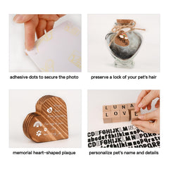Kit de huella Yongvelin para capturar la huella de tu mascota