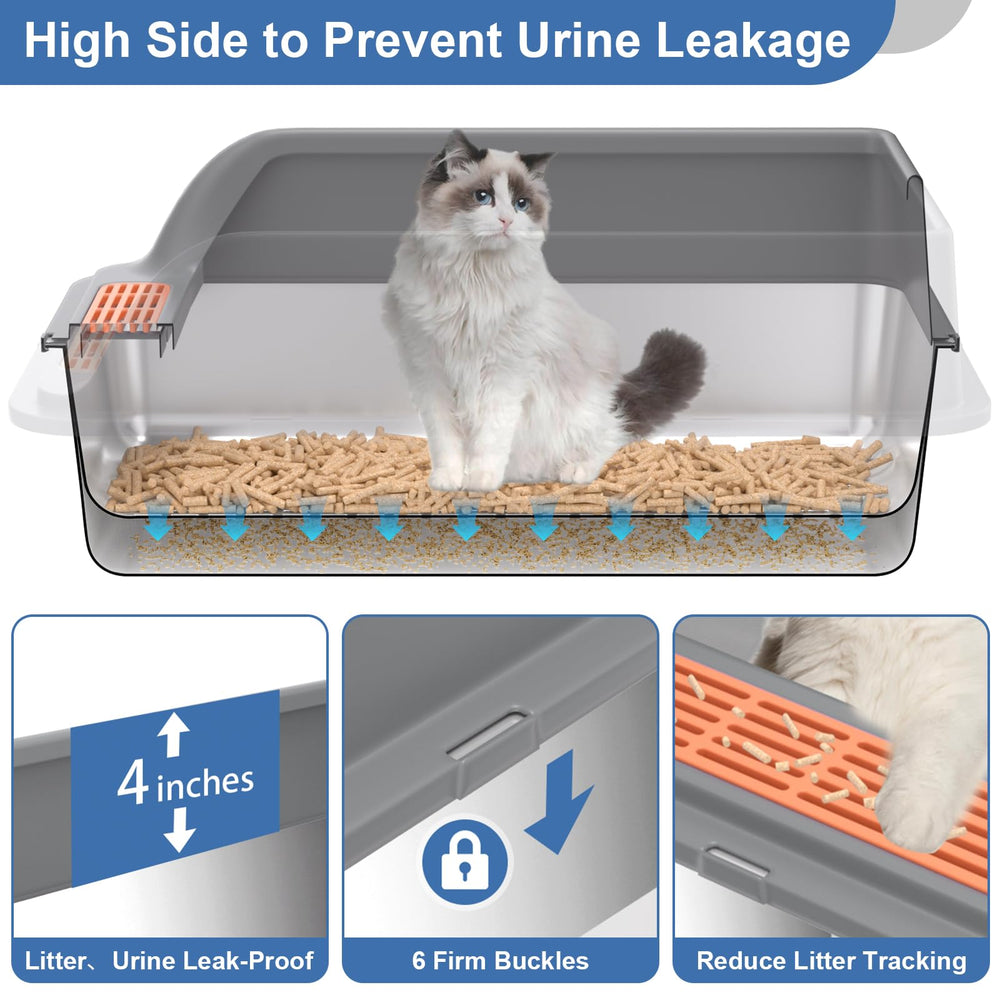 Yoochee caja arena XL para gatos grandes y espacios amplios.