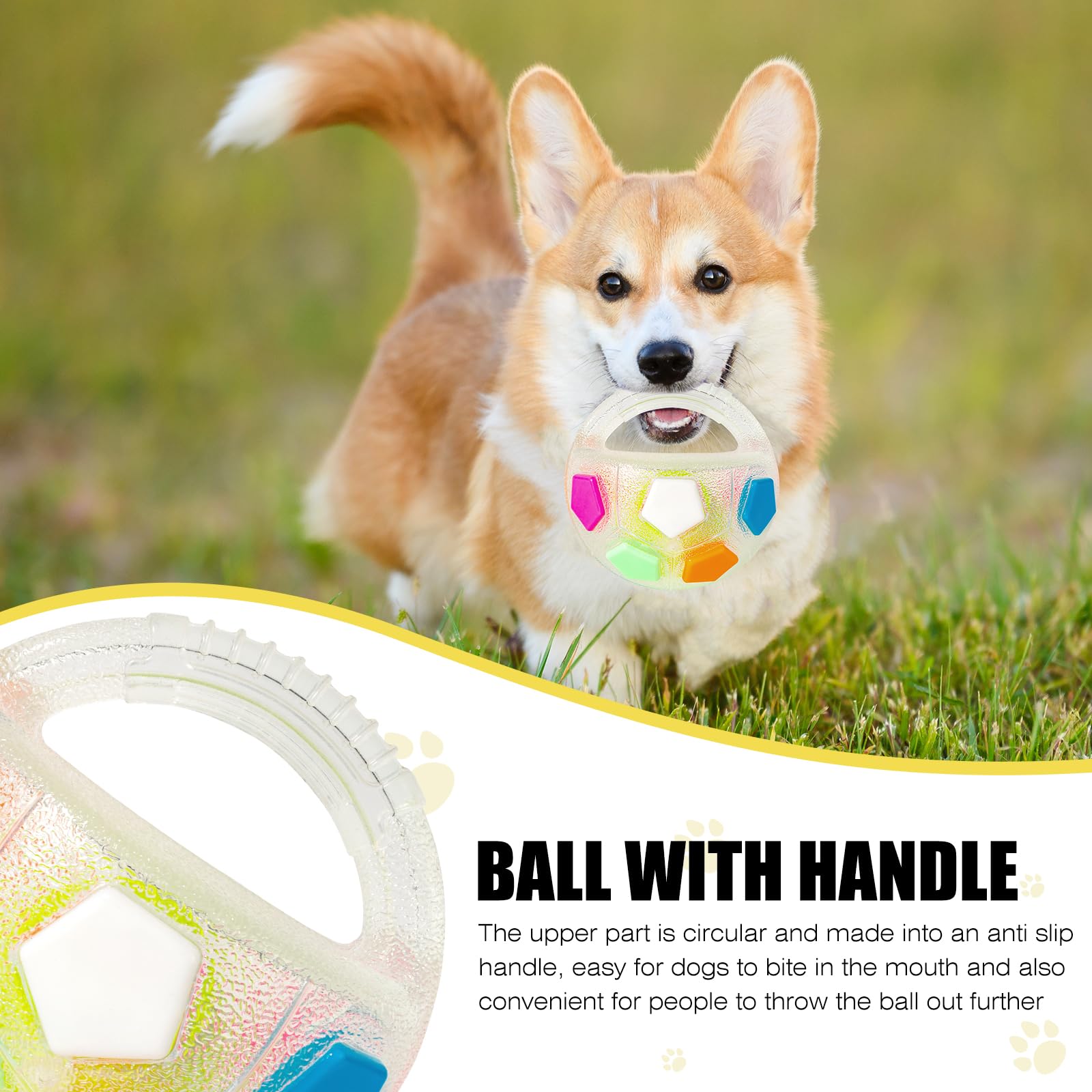 Bola YOOGAO Pet para juego interactivo y entrenamiento ligero.