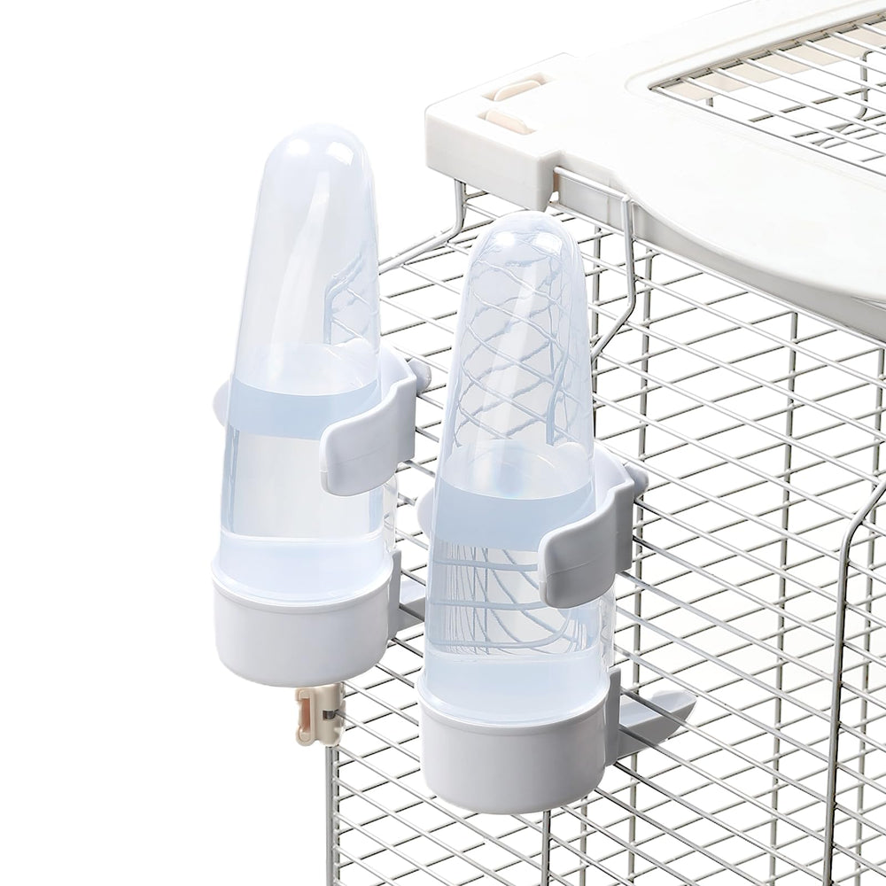 YOOSO WING bebedero automático para jaula de 200 ml: instalación fácil y control de agua.