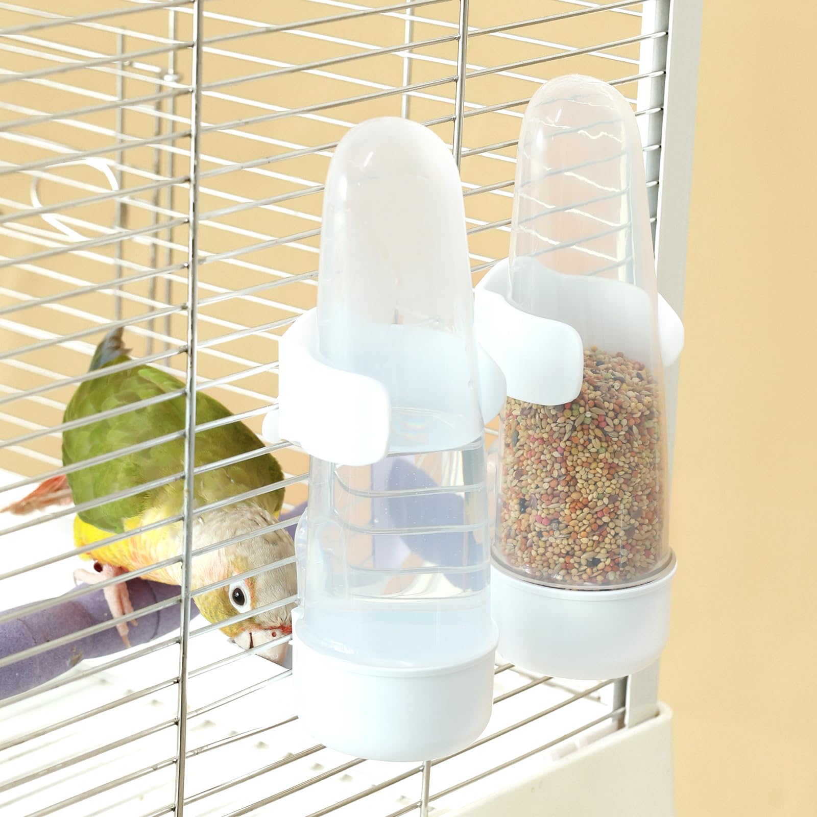 YOOSO WING capacidad 200 ml para aves pequeñas como canarios y periquitos.