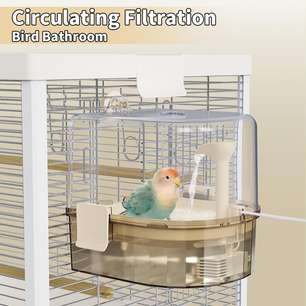 YOOSO WING circulación de agua suave para baño de aves