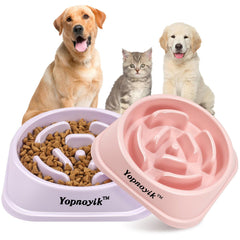 Yopnoyik comedero lento para perro 1, ralentiza la comida y fomenta comer despacio