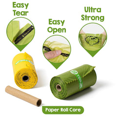 YORJA bolsas para excrementos de perro, compatibles con dispensadores estándar.