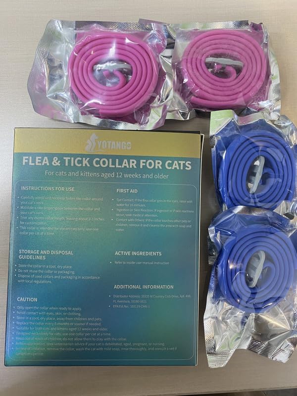 Set de collares YOTANGO para gatos, paseos y casa