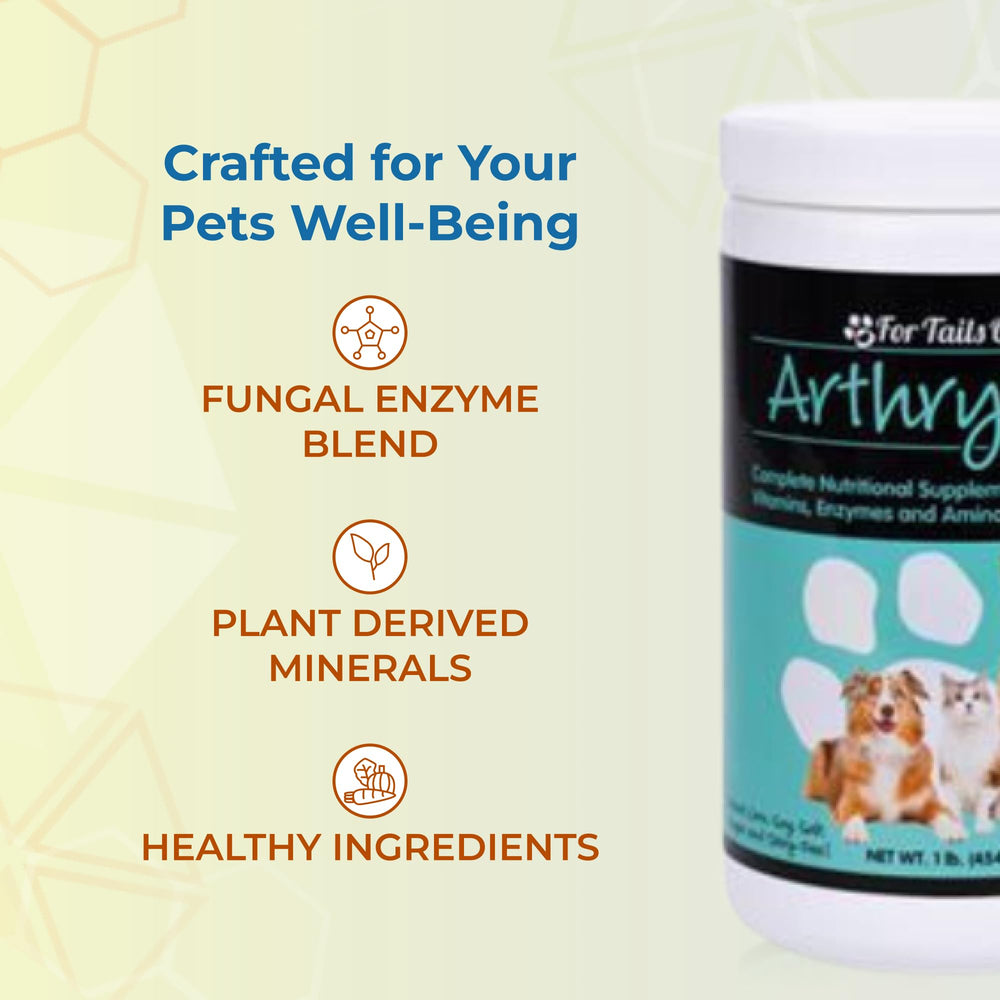 Youngevity Arthrydex suplemento veterinario para perros y gatos activos.