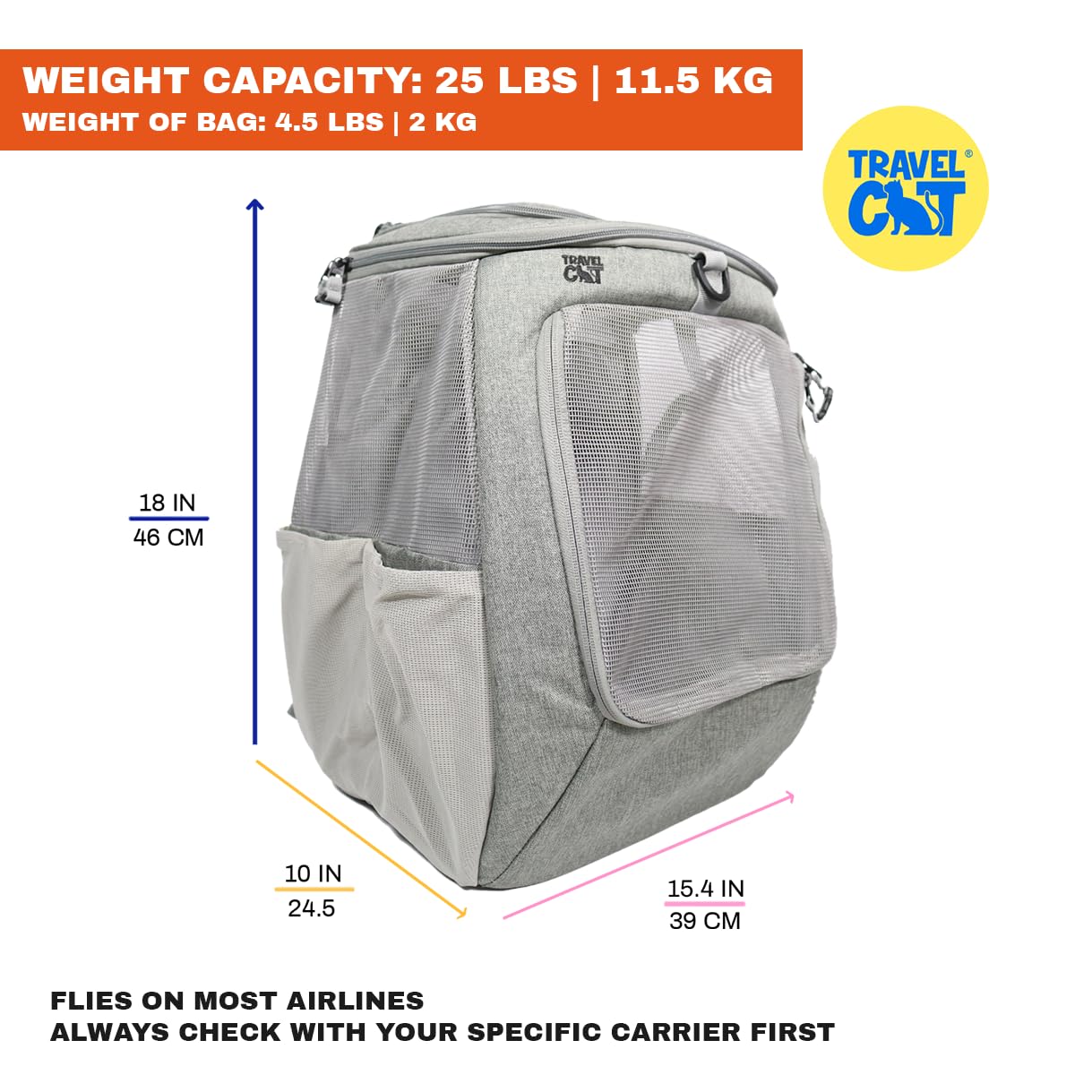 Your Cat Backpack, uso versátil para exterior y viajes