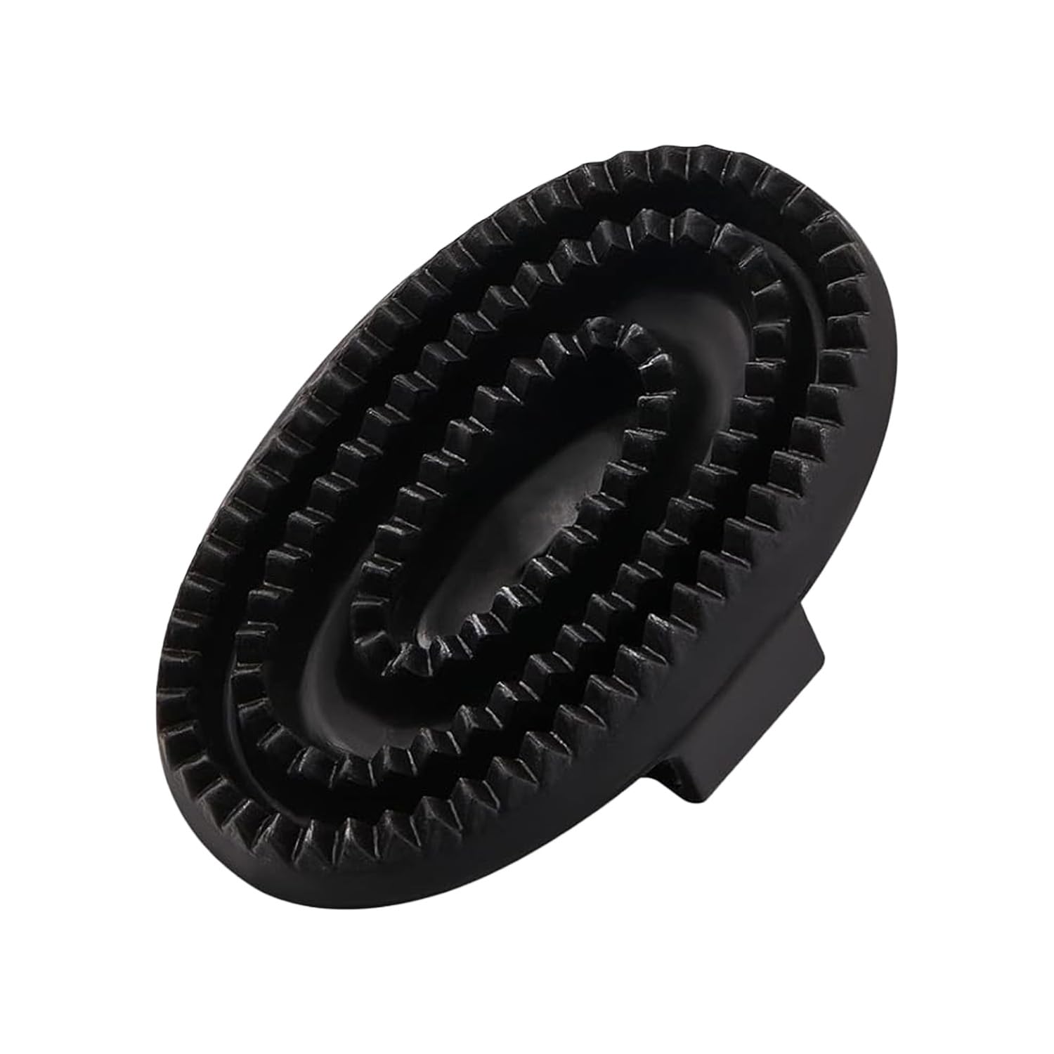 Youven cepillo curry goma compacto con manija para cepillado suave y cómodo
