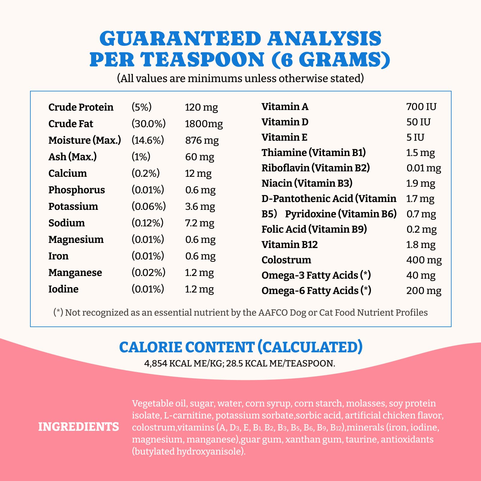 Formulado sin aditivos artificiales, cuidado de calidad de YoYoBay.