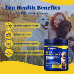 Apoyo digestivo diario con YoYoBay Probiotics para perros
