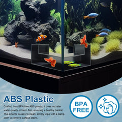 YQSLBULKY decoracion natural visibilidad 360 facilita observar peces curiosos sin molestar.