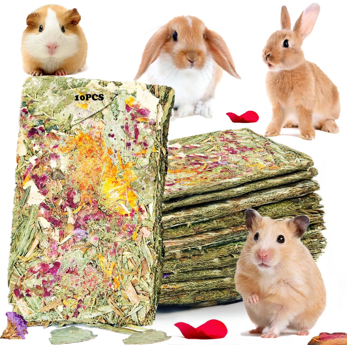 Juguetes-conejo-pack-10 de YTSKJ para entretenimiento seguro y masticación.