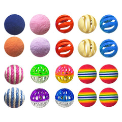 Bolas con cascabel de YULOYI, ideales para estimular juego diario y exploración.